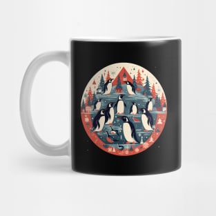 Penguin in Ornmament, Love Penguins Mug